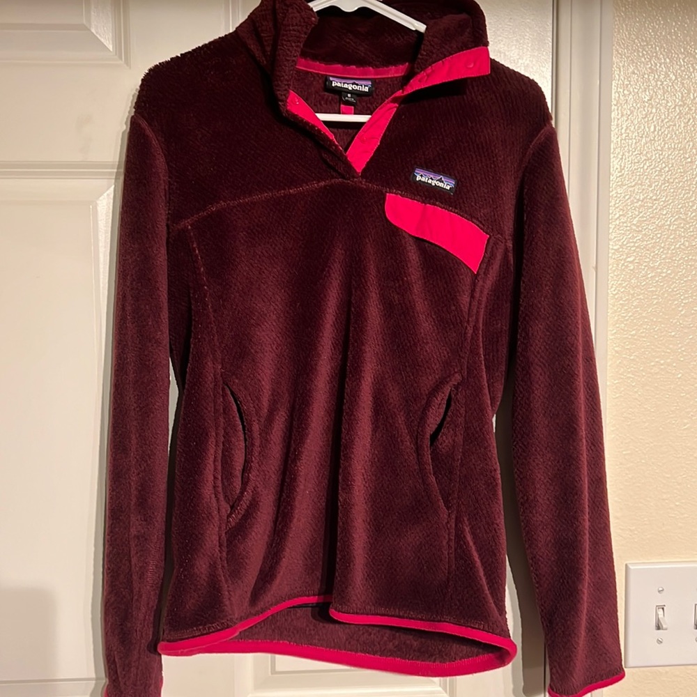 Maroon Patagonia sweater